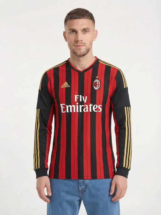 AC MILAN 2013-14 LÅNGÄRMAD KLASSISK KIT
