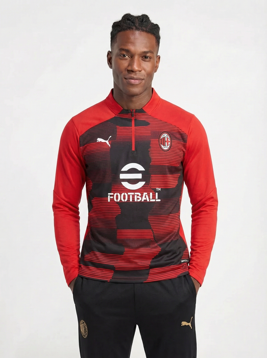 AC MILAN SVART OCH RÖD TRÄNINGSDRESS II
