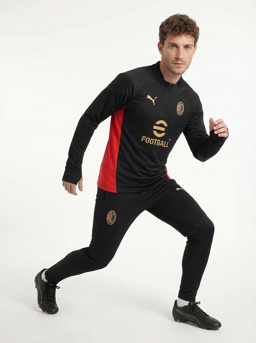 AC MILAN SVART TRÄNINGSDRESS