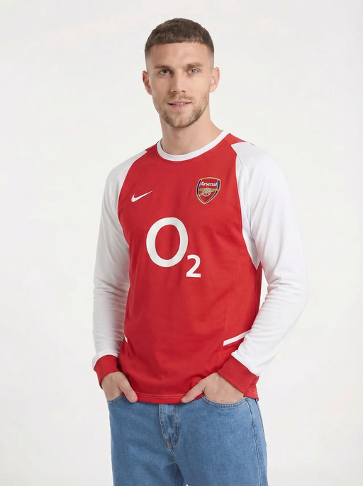 ARSENAL FC 2002-04 LÅNGÄRMAD KLASSISK KIT