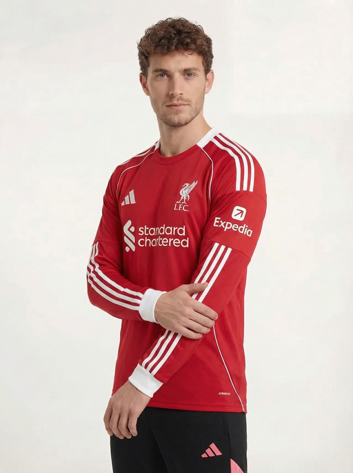 LIVERPOOL FC 2025/26 LÅNGÄRMAD HEMMA KIT