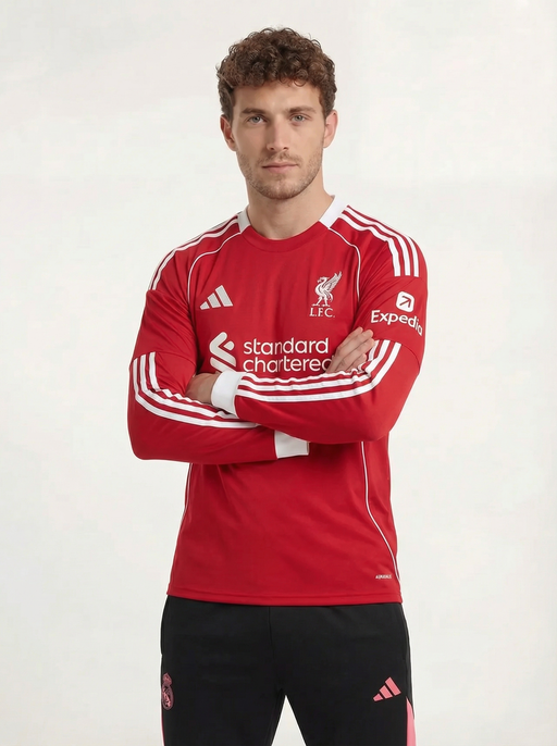 LIVERPOOL FC 2025/26 LÅNGÄRMAD HEMMA KIT