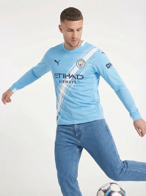 MANCHESTER CITY 2025/26 LÅNGÄRMAD HEMMA KIT