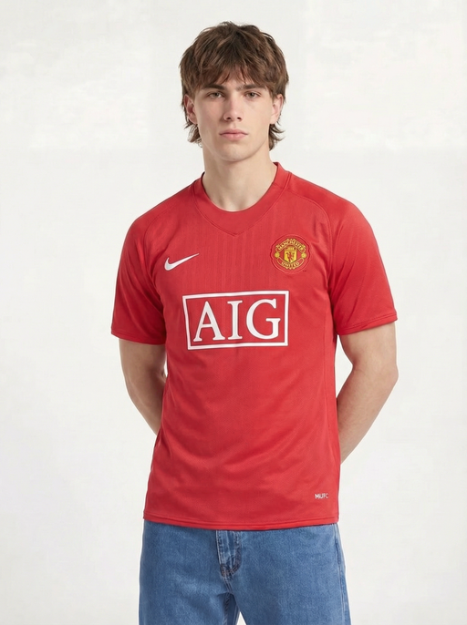 MANCHESTER UNITED 2007-08 HEMMA KIT