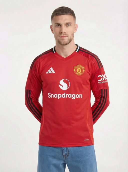 MANCHESTER UNITED 2025/26 LÅNGÄRMAD HEMMA KIT