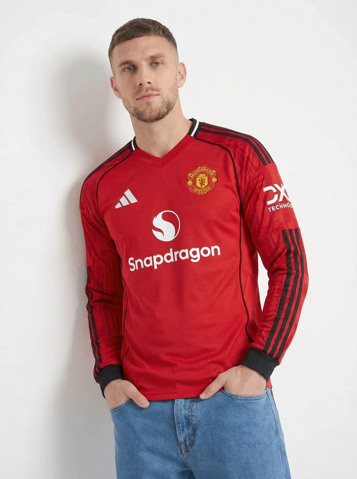 MANCHESTER UNITED 2025/26 LÅNGÄRMAD HEMMA KIT