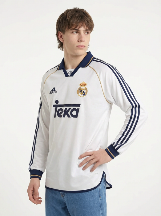 REAL MADRID KLASSISK LÅNGÄRMAD KIT 2000-01