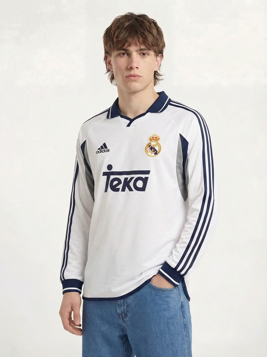 REAL MADRID KLASSISK LÅNGÄRMAD KIT 2000-01