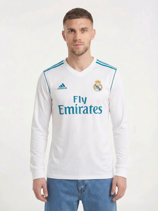 REAL MADRID LÅNGÄRMAD KLASSISK KIT 2017-18