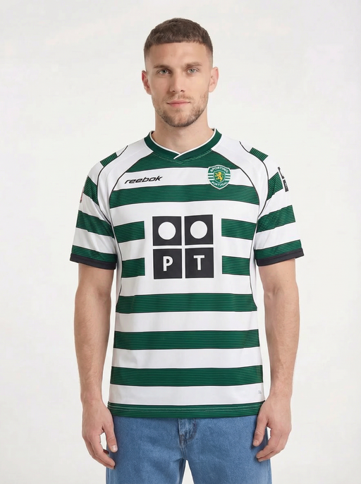 SPORTING LISBON 2001-03 RETRO HEMMA KIT