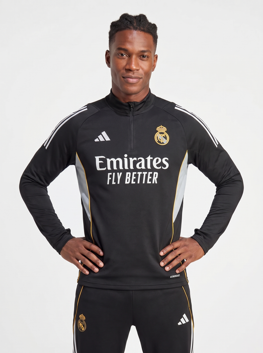 2025/2026 REAL MADRID SVART TRÄNINGSDRESS