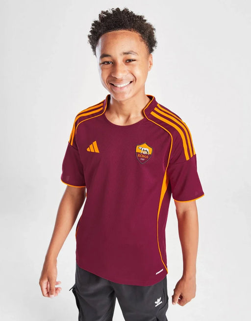ADIDAS AS ROMA 2025/26 HEMMA KIT JUNIOR