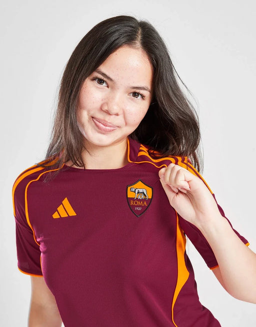 ADIDAS AS ROMA 2025/26 HEMMA KIT JUNIOR