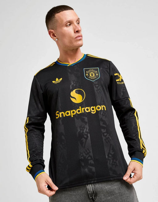 ADIDAS ORIGINALS MANCHESTER UNITED FC 25/26 LÅNGÄRMAD TREDJE KIT