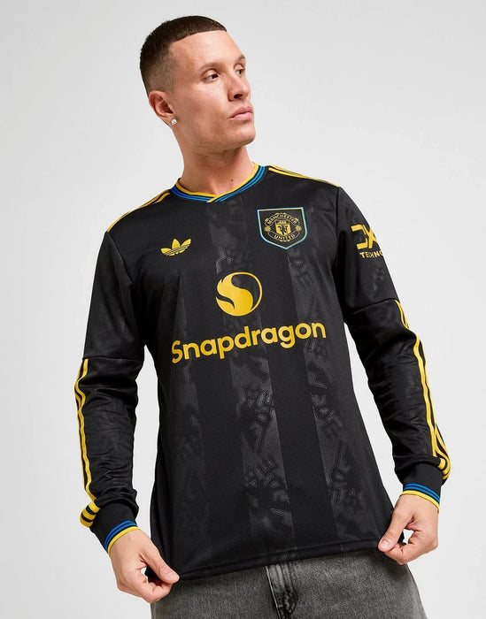 ADIDAS ORIGINALS MANCHESTER UNITED FC 25/26 LÅNGÄRMAD TREDJE KIT