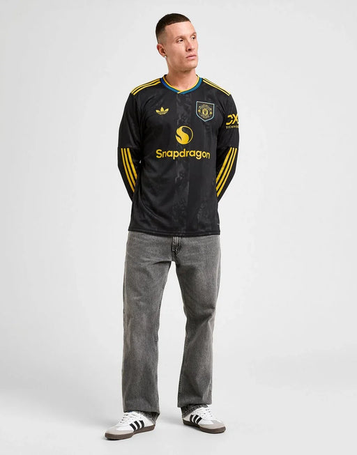 ADIDAS ORIGINALS MANCHESTER UNITED FC 25/26 LÅNGÄRMAD TREDJE KIT